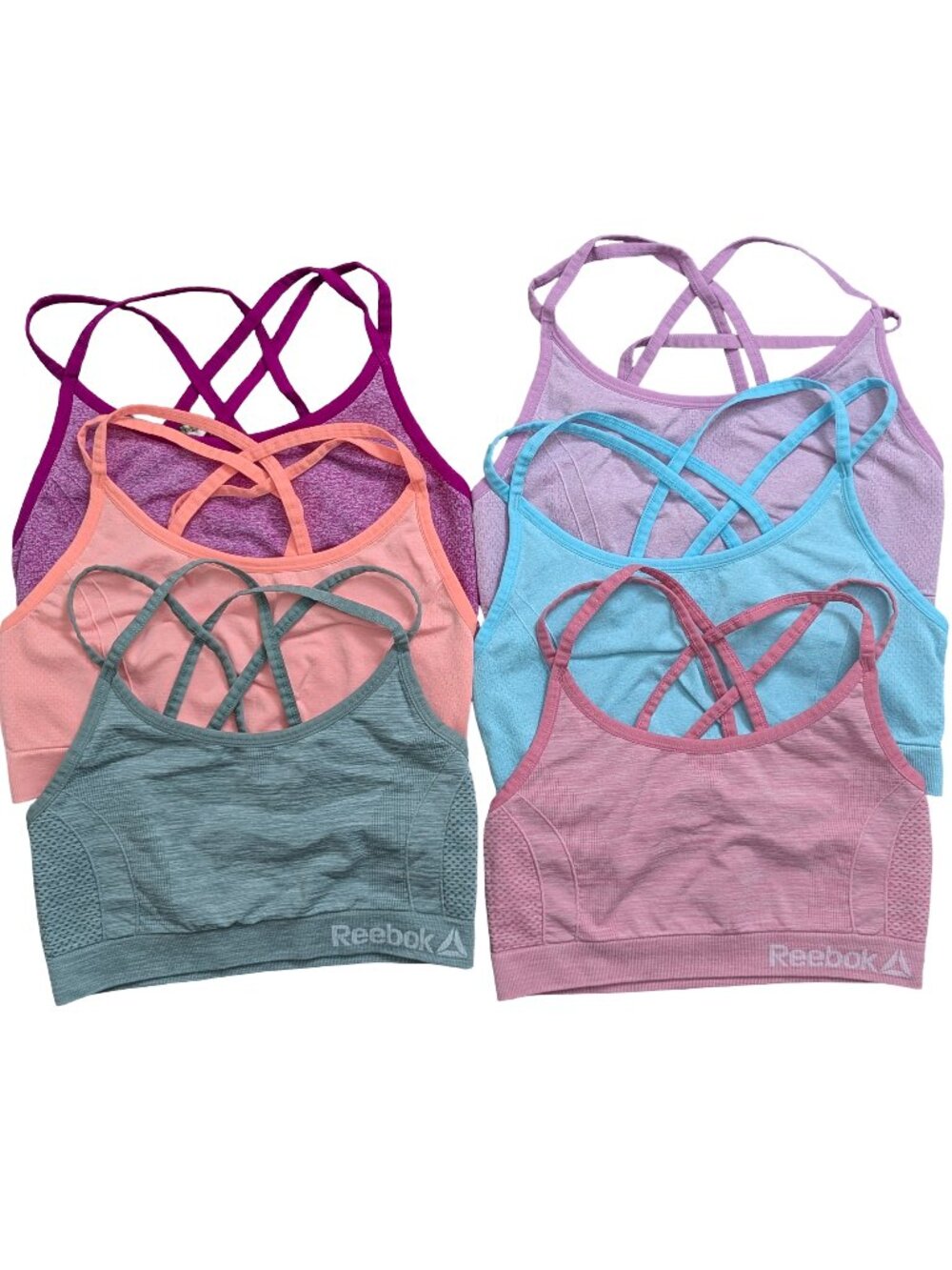 Six Reebok Women's Sports Bras